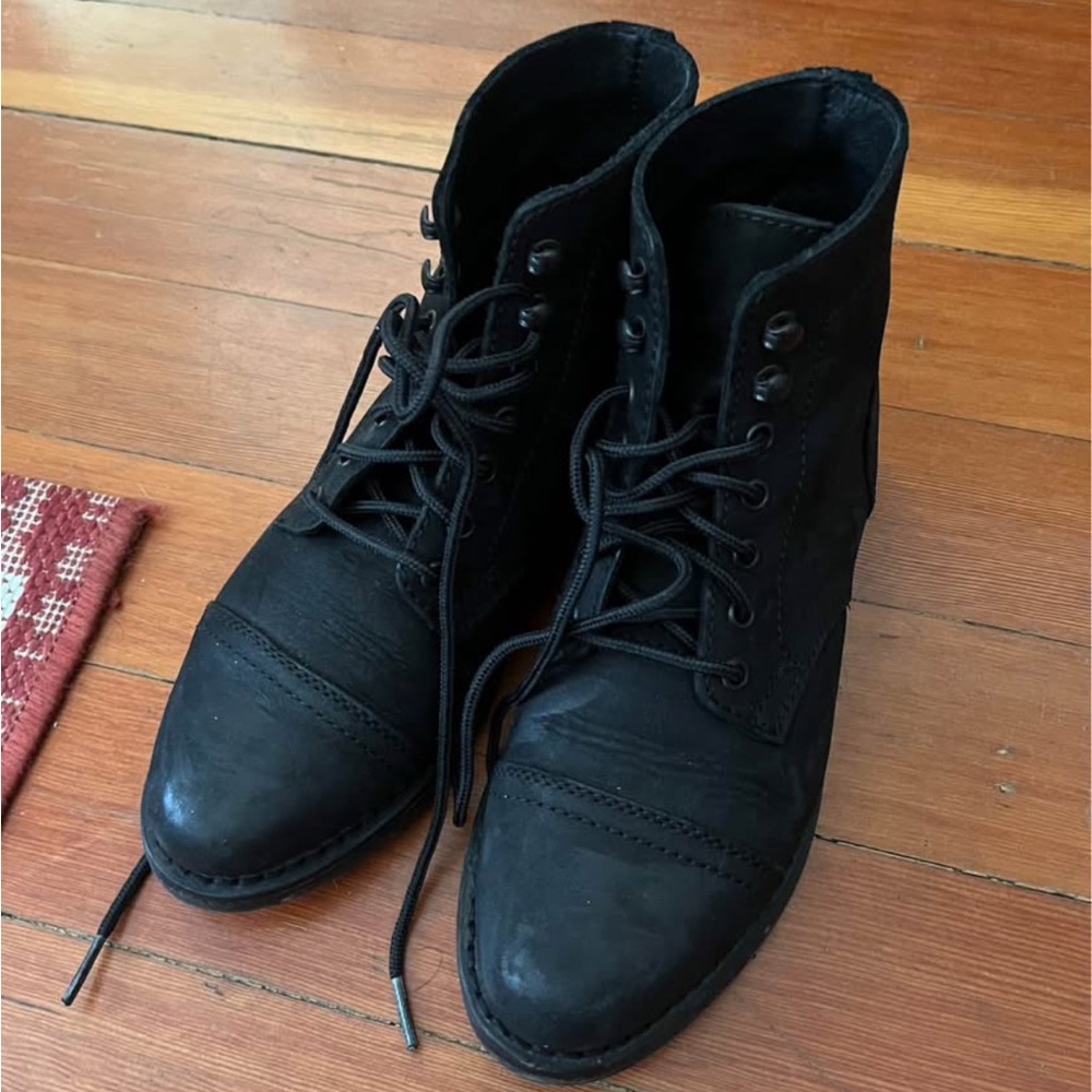 Thursday Boot Company Black Lace Up Boots